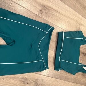 Yllw the Label set - Teal Leggings and Top set